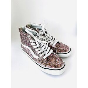 Vans Women's Rainbow  Glitter High Tops Size‎ US 6 Shoes